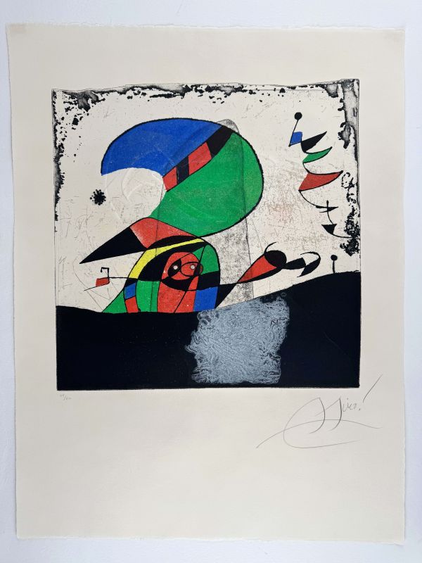 Gaudi IV (Radierung) - Joan  MIRO