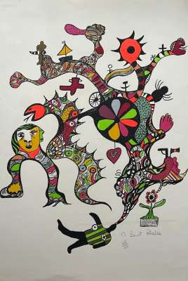 La machine à rêver (Litografía) - Niki DE SAINT PHALLE