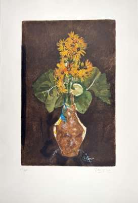 The Daisies (Etching and aquatint) - Georges BRAQUE