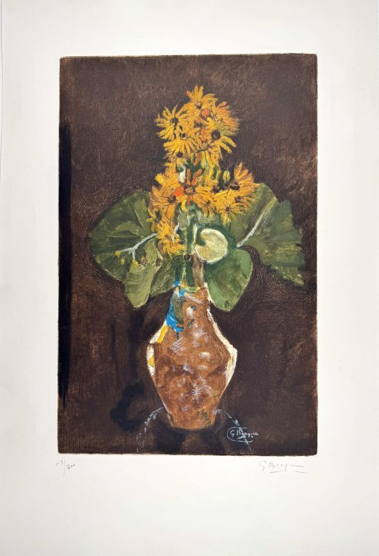 Les Marguerites (Eau-forte et aquatinte) - Georges BRAQUE