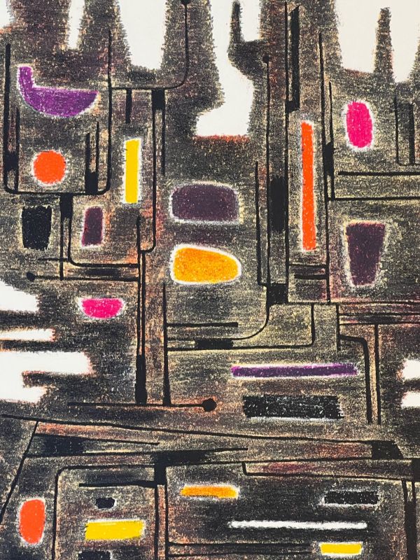 L'Anc&ecirc;tre (Lithograph) - Gustave  SINGIER