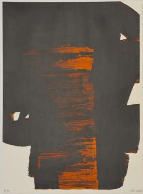 Lithographie n°26 (Lithographie) - Pierre  SOULAGES