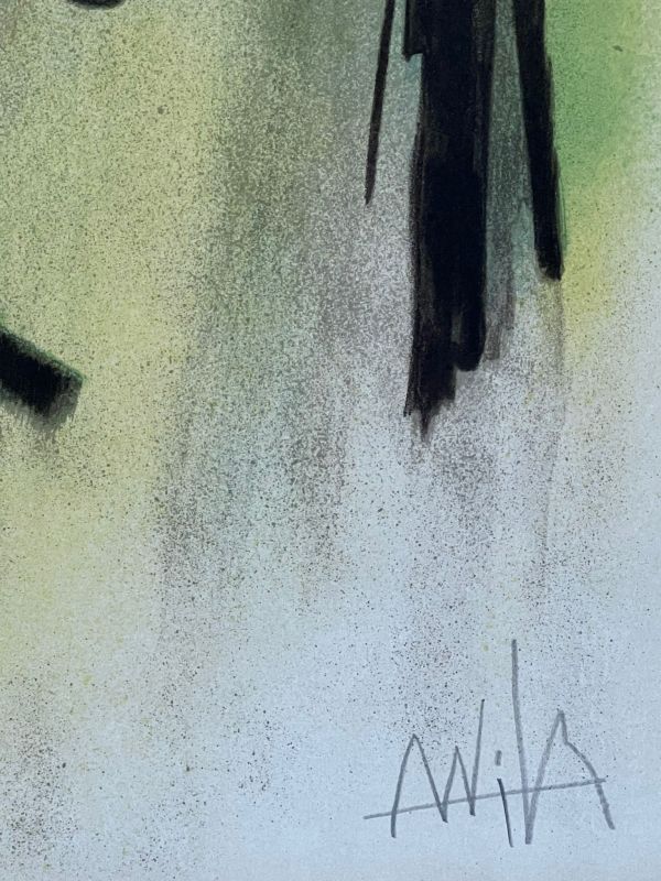 Les Loas petro enfantent dans la danse (Litografía) - Wifredo LAM