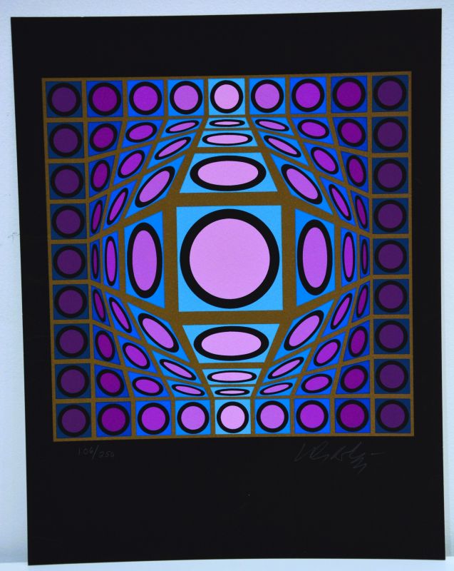 Microcosmos (Silkscreen) - Victor  VASARELY