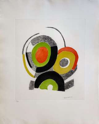 Les illuminations de Rimbaud (Radierung und Aquatinta) - Sonia DELAUNAY