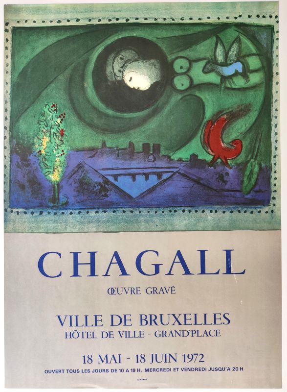 Œuvre gravé (Póster) - Marc CHAGALL