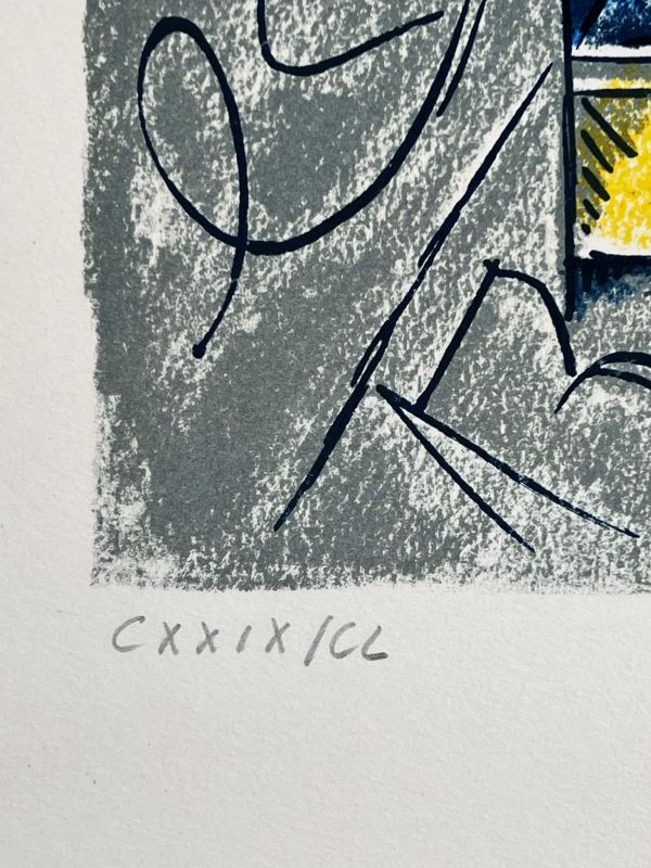The work of chance (Lithograph) - André  MASSON