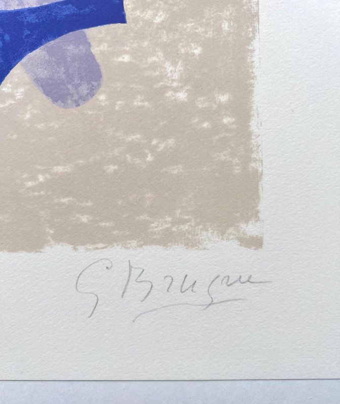 Dans le ciel (Litografía) - Georges BRAQUE