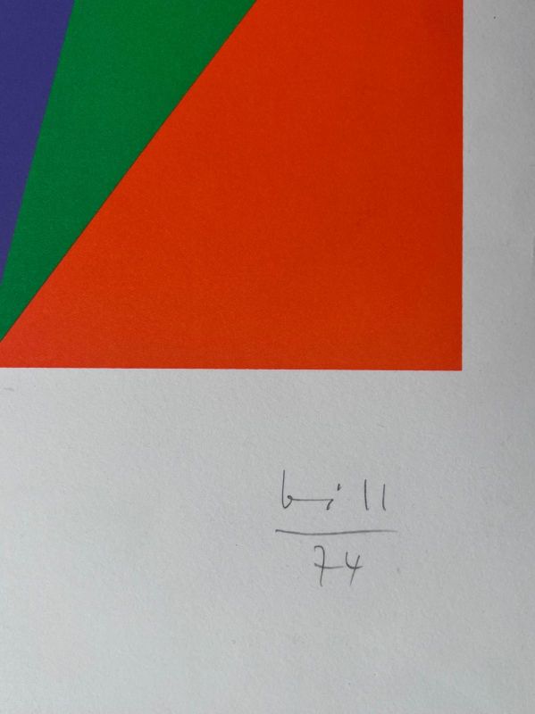 Variación en tres colores (Litografía) - Max BILL