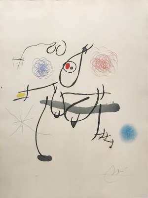 Miro à l'encre (Etching and aquatint) - Joan  MIRO