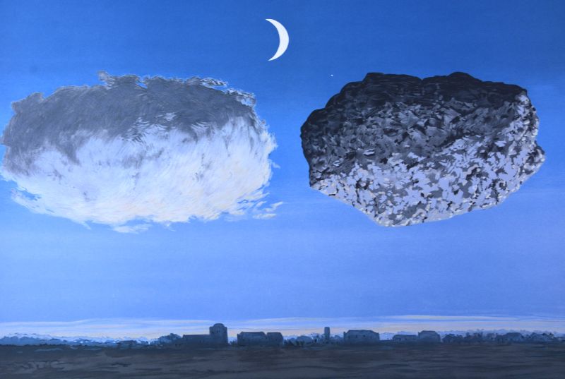 La Bataille de l'Argonne (Lithographie) - René MAGRITTE