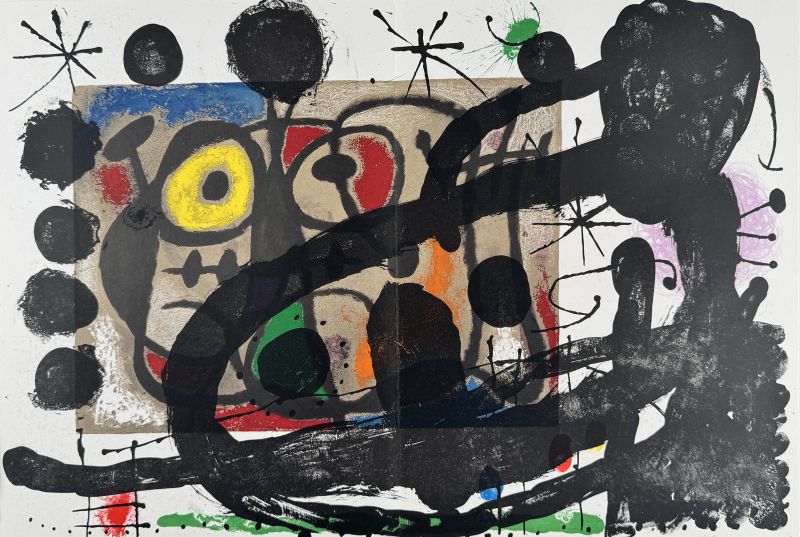 Derri&egrave;re le Miroir (Lithograph) - Joan  MIRO