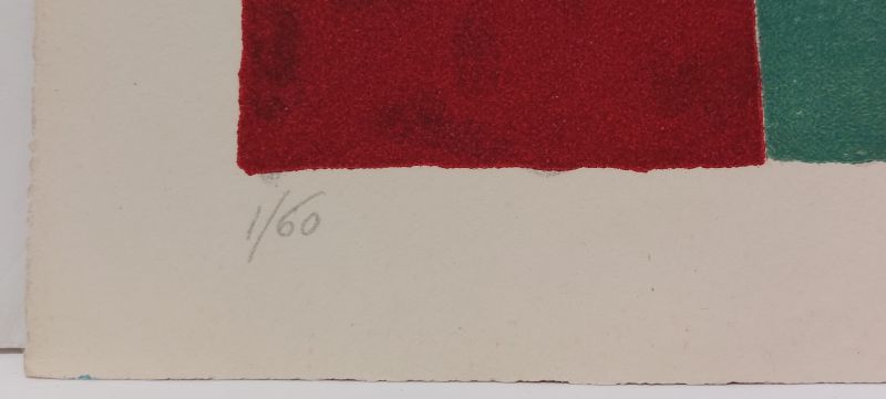 Red, green and blue composition (Lithograph) - Serge  POLIAKOFF