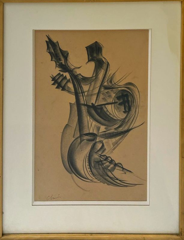 Ohne Titel (Zeichenkohle (Modern)) - Jean-Gabriel CHAUVIN