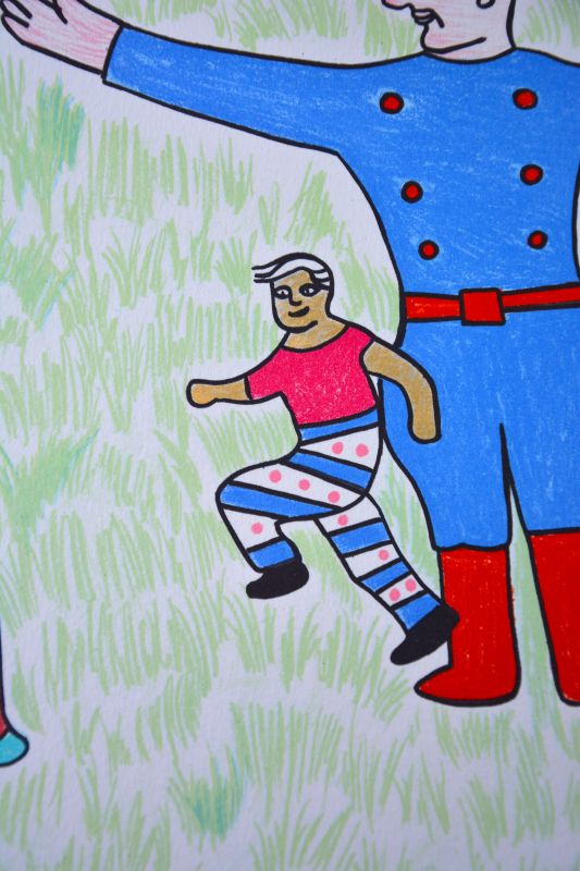 Leaving school (Lithograph) - Niki DE SAINT PHALLE