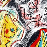 Ballet d'insectes (Farblithographie) — André MASSON — Detailansicht
