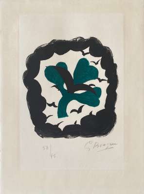 The Clover "Lettera Amorosa" (Lithograph) - Georges BRAQUE