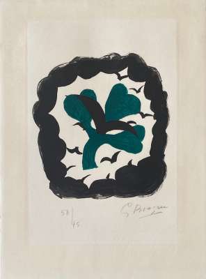 Le Trèfle "Lettera Amorosa" (Lithographie) - Georges BRAQUE