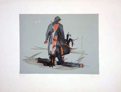 Personnage (Lithograph) - Jean HELION