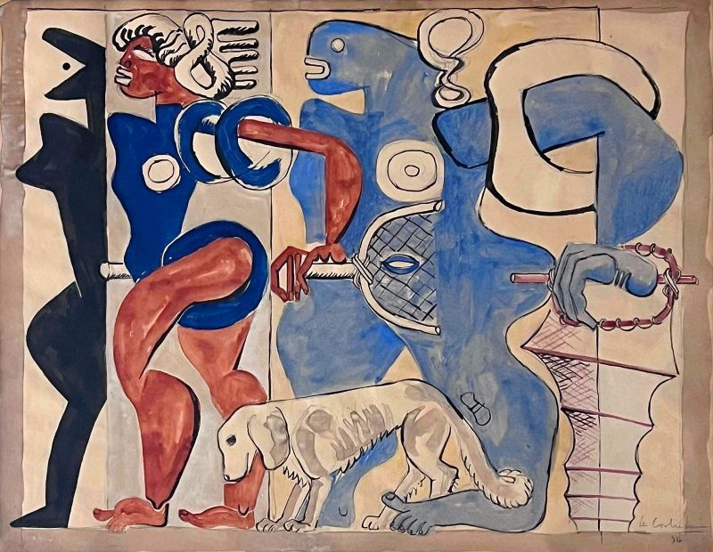 Divinit&eacute;s marines (Dessin (moderne)) -  LE CORBUSIER