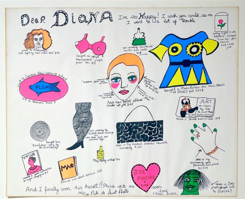 Dear Diana (Siebdruck) - Niki DE SAINT PHALLE