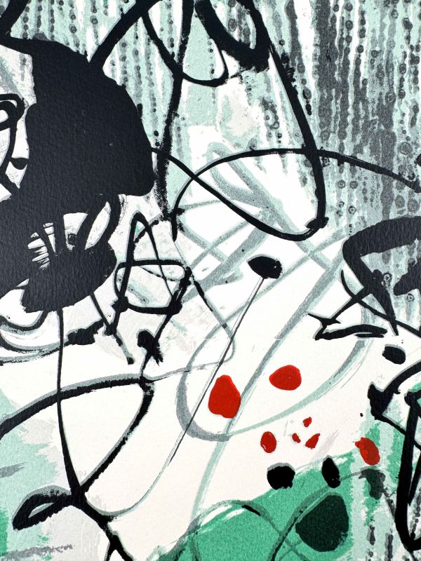 La paix universelle (Lithograph) — Teh-Chun CHU — Detail view
