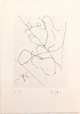 Natalia Gontcharova (1881-1962) // Futuristas, abstractos, dada&iacute;stas: los precursores de la vanguardia (pl. 8) (Aguafuerte) -  Artistes Divers
