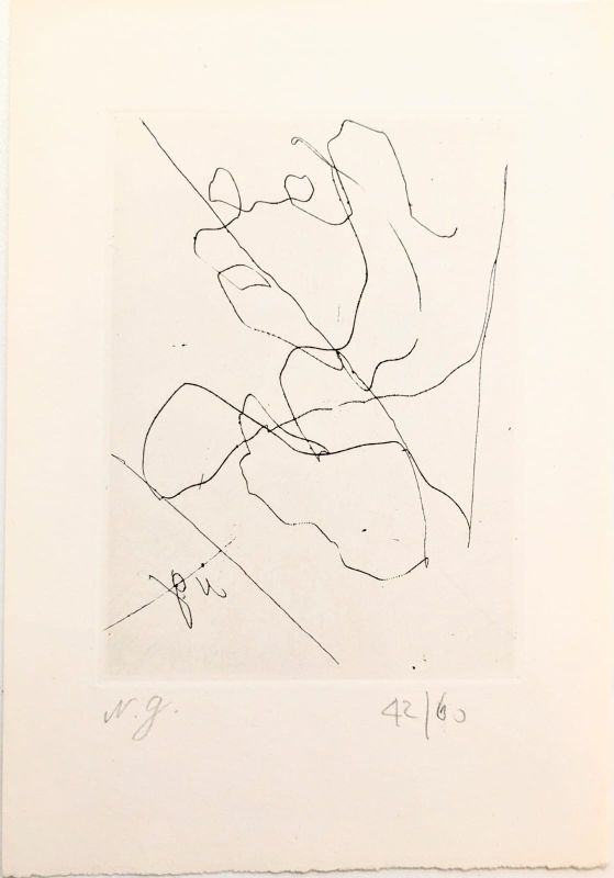 Natalia Gontcharova (1881-1962) // Futuristes, abstraits, dadaïstes : les précurseurs de l'avant-garde (planche 8) (Eau-forte) — Artistes Divers