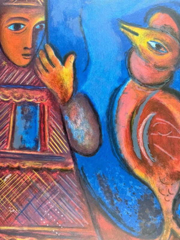Bonjour Paris (Lithographie) - Marc CHAGALL