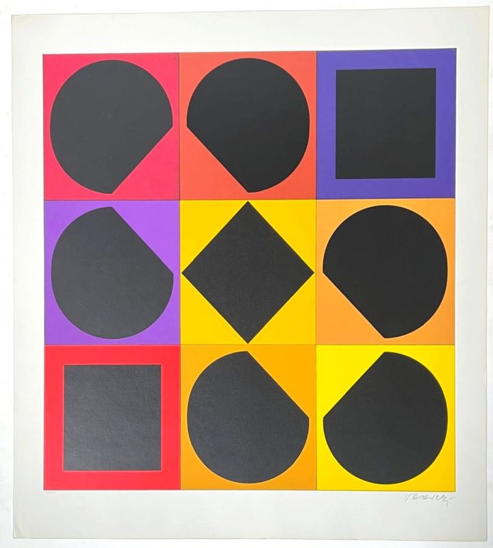 Topaze (Sérigraphie) - Victor  VASARELY