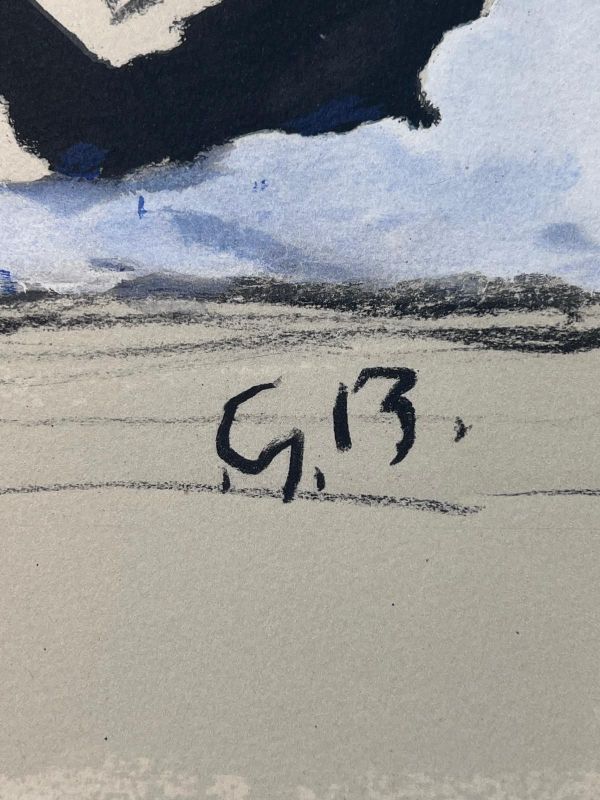 Deux Oiseaux (Pour Saint-Gall) (Lithograph) - Georges BRAQUE