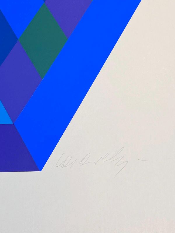 Tridim (Silkscreen) - Victor  VASARELY