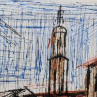 Saint-Tropez, la Ponche (Grabado) — Bernard BUFFET — Vista de detalle