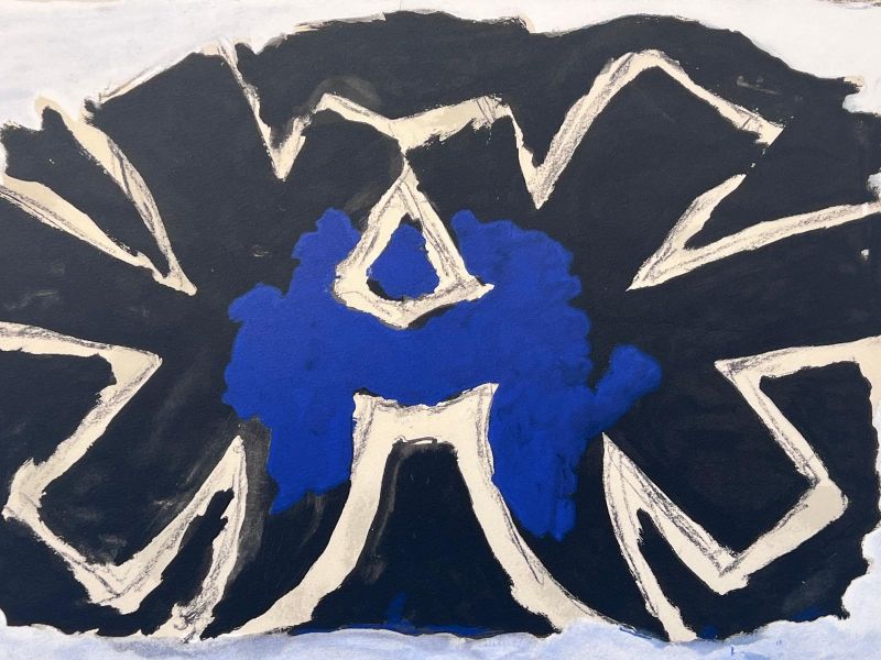 Deux Oiseaux (Pour Saint-Gall) (Lithograph) - Georges BRAQUE