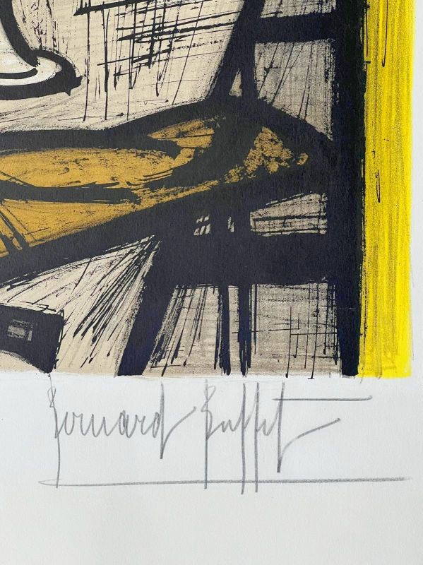 Bread and Wine (Lithograph) - Bernard BUFFET