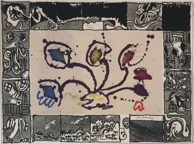 Tribord (Lithographie) - Pierre ALECHINSKY
