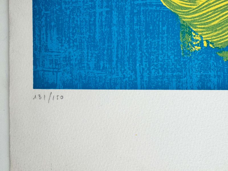 Abstract composition II (Lithograph) — Gérard SCHNEIDER — Edition numbering detail