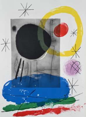 Derri&egrave;re le Miroir (Lithograph) - Joan  MIRO