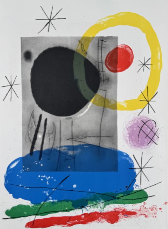 Derri&egrave;re le Miroir (Lithograph) - Joan  MIRO