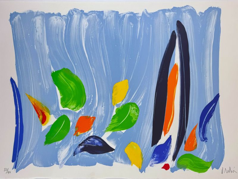 Ossiach (Farblithographie) - Olivier DEBRE