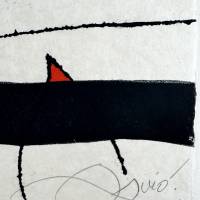 Le marteau sans maître (planche XXIII) (Radierung und Aquatinta) — Joan MIRO — Detail der Signatur