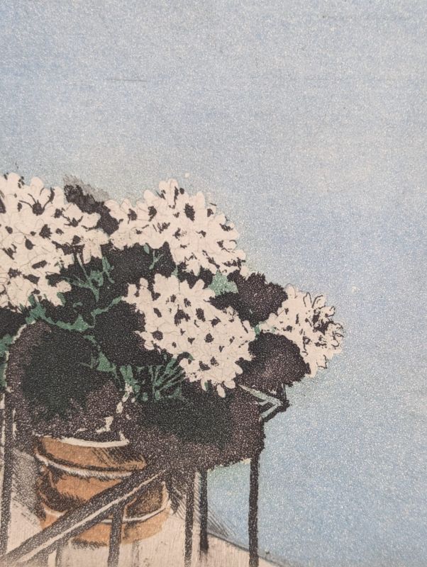 Bleu ciel (Aquatinte) - Annapia ANTONINI