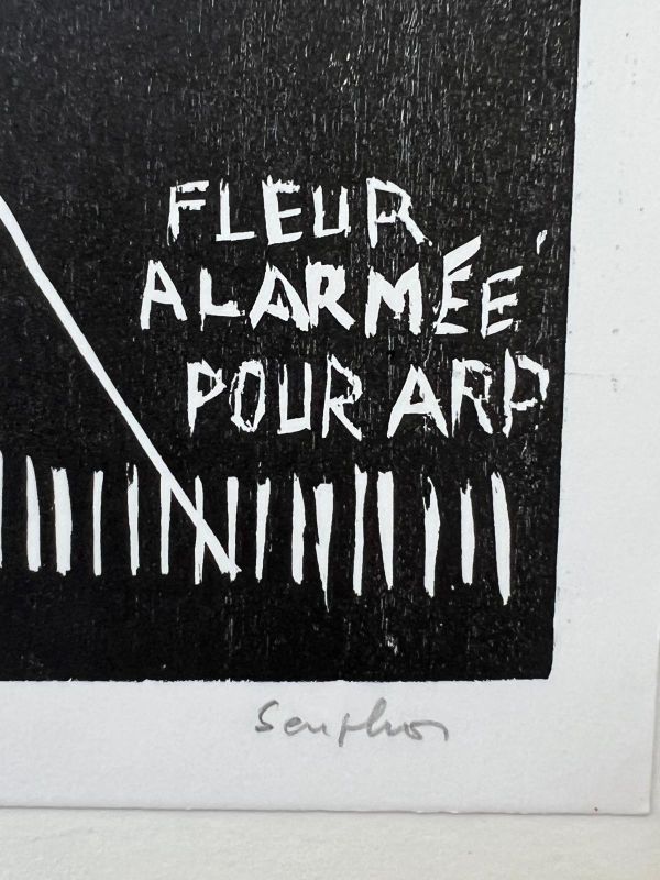 Michel Seuphor (1901-1999) // Hommage &agrave; Hans Arp (Litografía) -  Artistes Divers