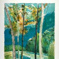 Guy Bardone (1927-2015) // Rivière aux grands arbres (Lithograph) — Artistes Divers — Front view