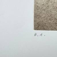 Becco di Mezzodi (Etching and aquatint) — Zoran MUSIC — Edition numbering detail