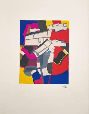 Bougri (Lithographie) - Maurice ESTEVE