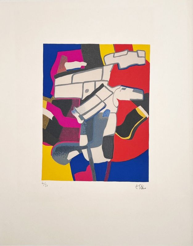 Bougri (Lithograph) - Maurice ESTEVE