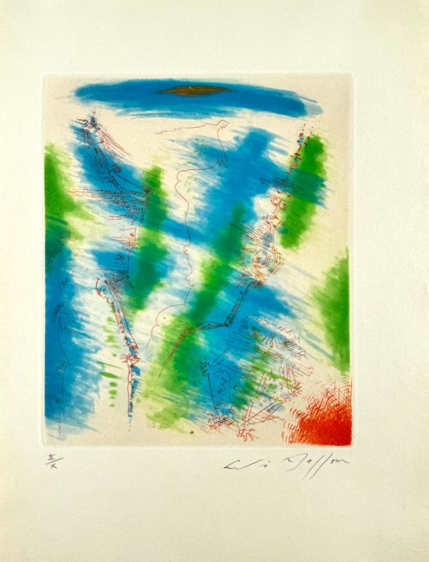 Pour Saint-Pol Roux (Radierung und Aquatinta) - André  MASSON