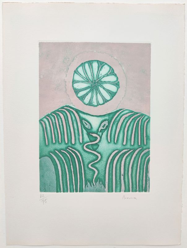 Bona de Mandriargues (1926-2000) // Paroles Peintes (Etching and aquatint) -  Artistes Divers