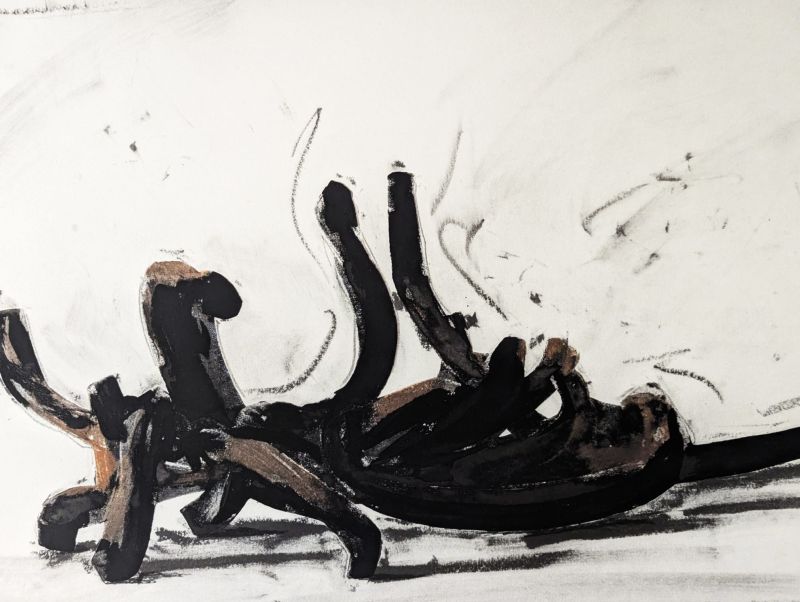 Random Combination of Indeterminate Lines IV (Grabado) - Bernar VENET